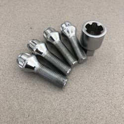 14x1.5 Wheel Lock Set Mercedes Audi Vw  Ball Seat 39mm 