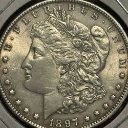 1897-Morgan Silver Dollar