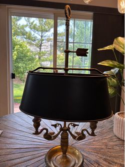 Vintage French Candle Lamp