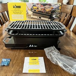 Lodge Sportsman's Pro Cast Iron Grill, Brand New
