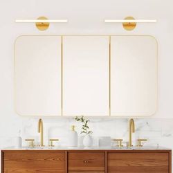 Triple medicine cabinet mirror metal