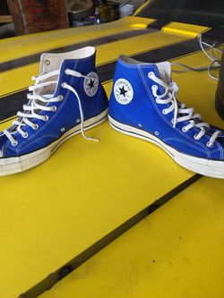 Blue converse, all star chuck taylor