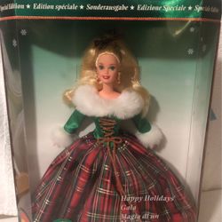 1995 Special Edition Happy Holidays Gala Barbie