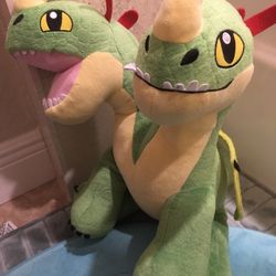 Build A Bear How To Train Your Dragon Barf & Belch Plush Toy