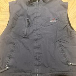 Reverse sable Vest Full Zip Vest 