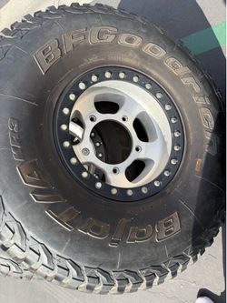 Set of BFG 35 inch tires and wheels