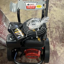 Powerwasher 3100 PSI 2.4 GPM Gas Pressure Washer, Engine (50 State), Reliable Residential Cold Water Power Cleaner