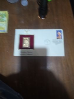 Marilyn Monroe Stamp 22cart Gold