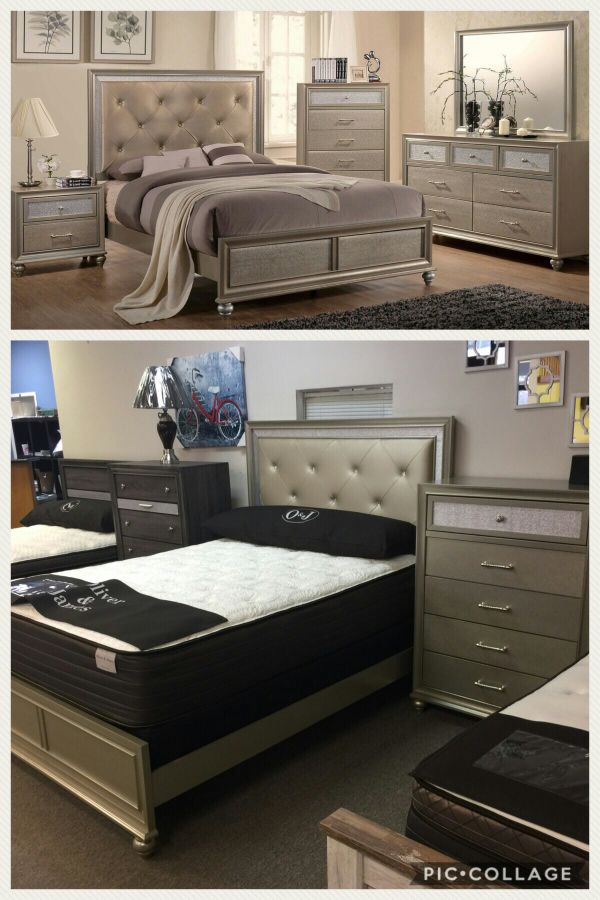Queen Lila Bedroom Set Chest 350 Mattress Extra For In