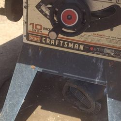 Craftsman 10 Inch Table Saw