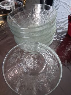 7-Princess House desert bowls