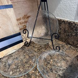 vintage line of French glassware