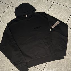 Black Essentials Hoodie