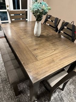 Dining room table from crate and barrel