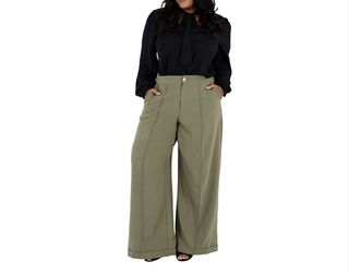 Womens Wide Leg Trouser Pants