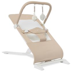 Baby Delight Alpine Deluxe Portable Bouncer, Infant, 0-6 Months, 100% GOTS Certified Cotton Fabrics, Organic Oat