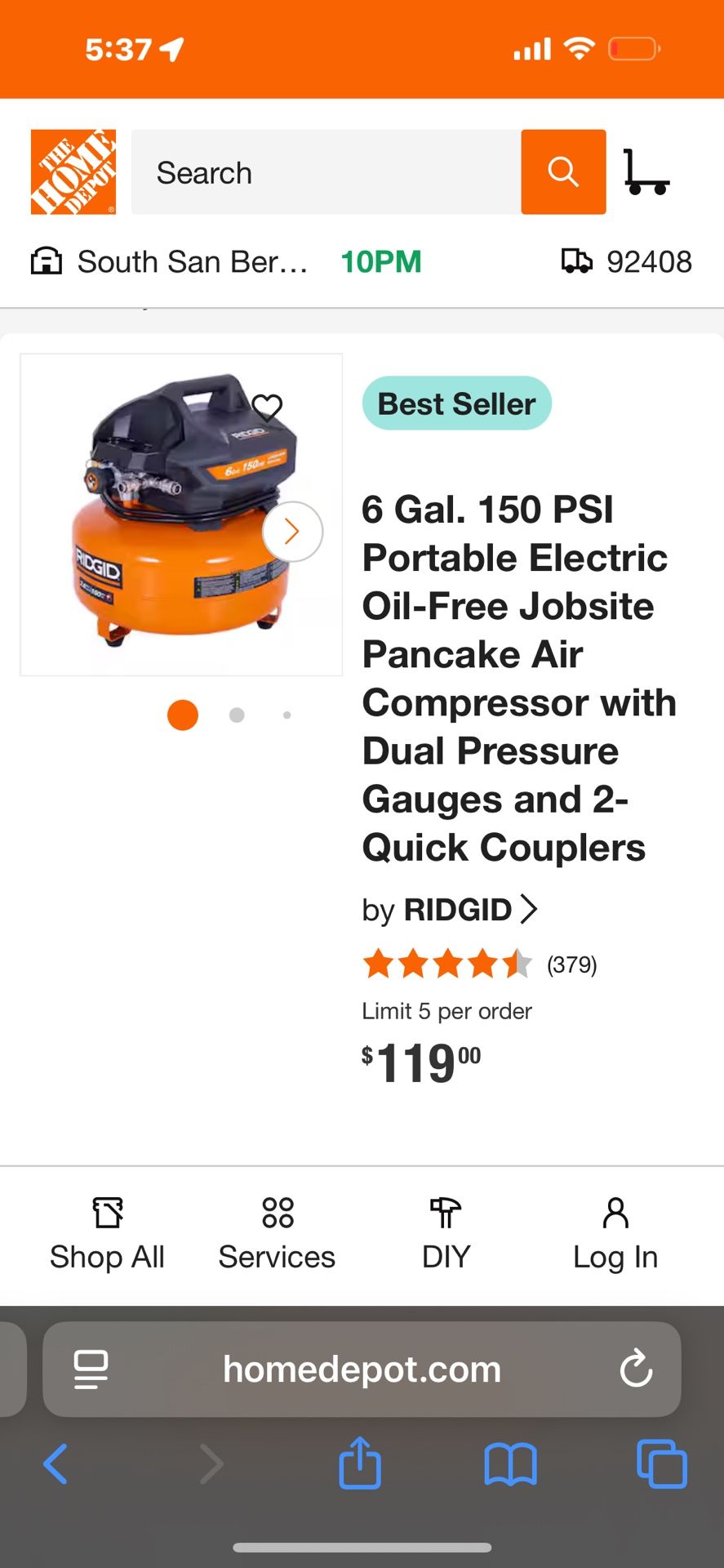 Rigid Air compressor