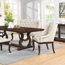 Brand New 7 PC Antique Java Dining Set