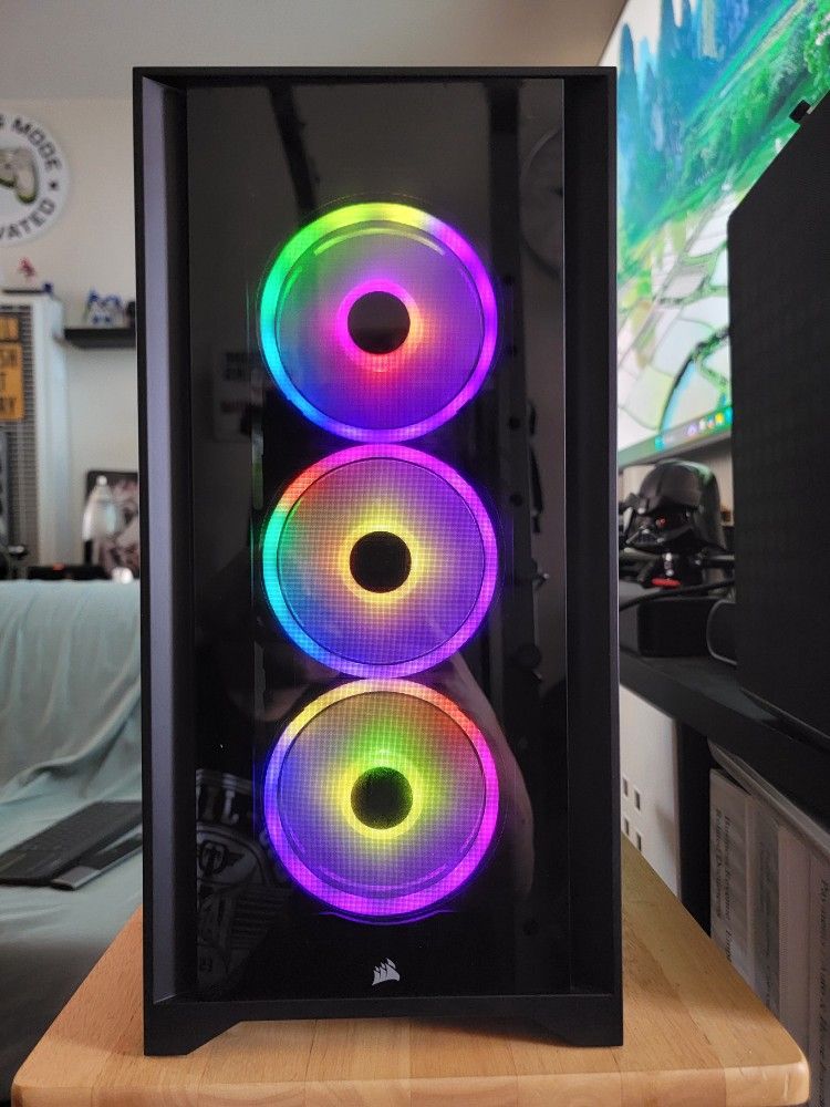 Gaming PC i9-12900K, ASUS Strix 3070, 64GB RAM, 2TB M.2 SSD. 4TB HDD,, Corsair K95 KB & Harpoon Mouse