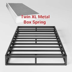 Twin-XL Box Spring 5" High Profile Strong Metal Frame Mattress Foundation