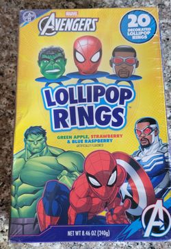 Marvel Avengers Lollipop Rings