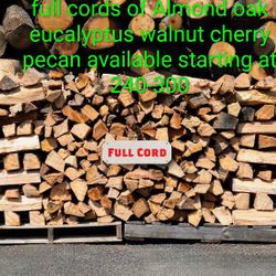 Full Cords Cherry Pecan Oak Almond Walnut And Eucalyptus 