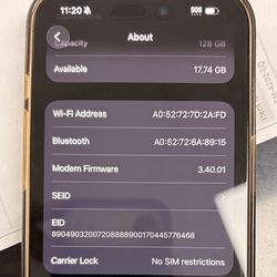 iPhone 15 Pro Navy Blue