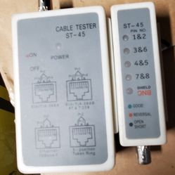 cable tester for rj-45 & bnc