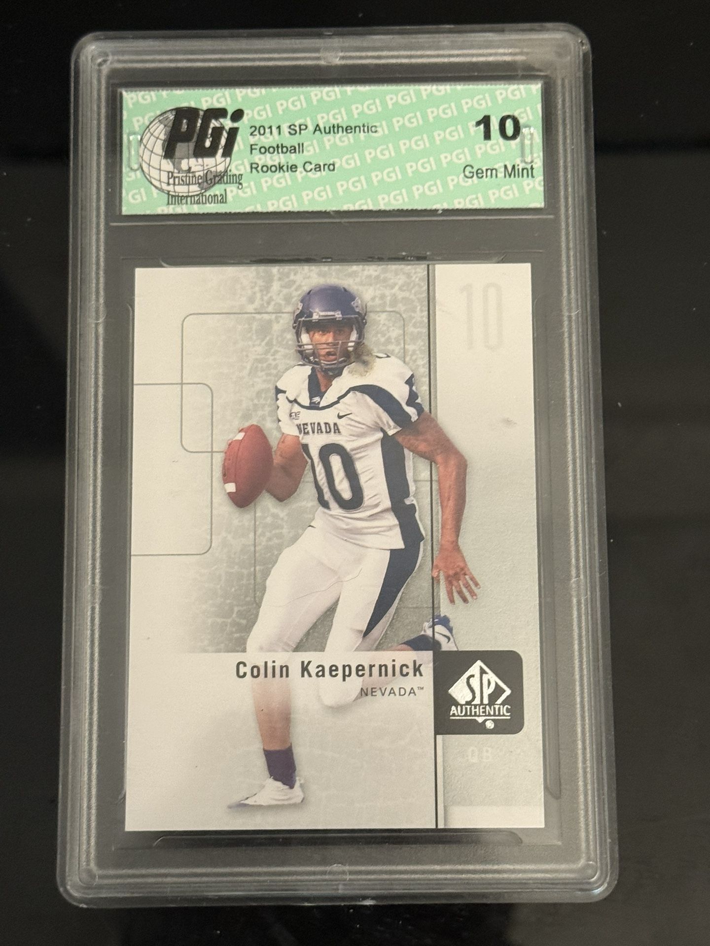 2011 SP Authentic Colin Kaepernick Rookie Gem MT