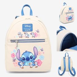 Loungefly Disney Stitch With Ducks Mini Backpack 