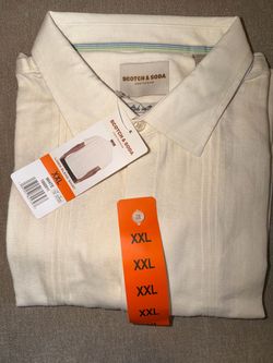 Men’s linen blend short sleeves shirt