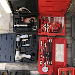 Car Tools : Hammer Puller / Snap On Tools / Impact Air Wrench Hammer / Mac / Compression Test kit 