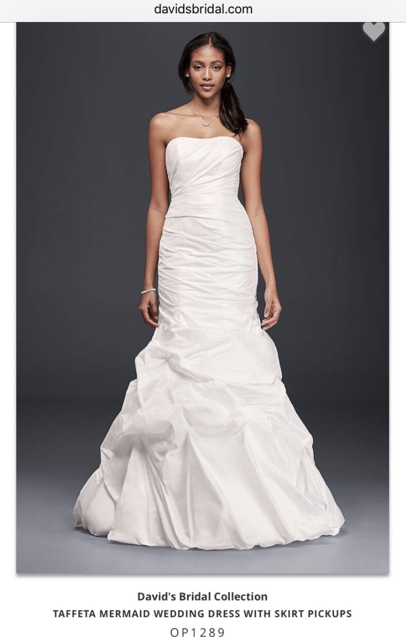 New with tags Wedding Dress - Taffeta Mermaid style: Size 8/10
