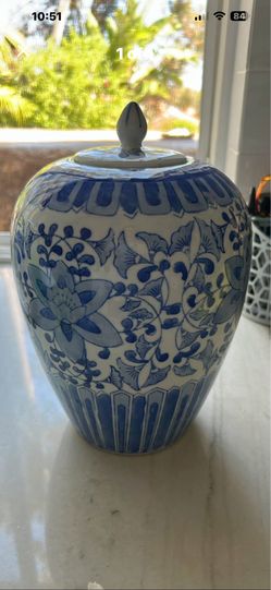 Blue & White Ginger Jar
