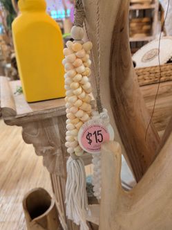 Hanging shell decoration