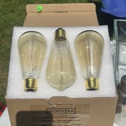 Edison light Bulbs- Amber 