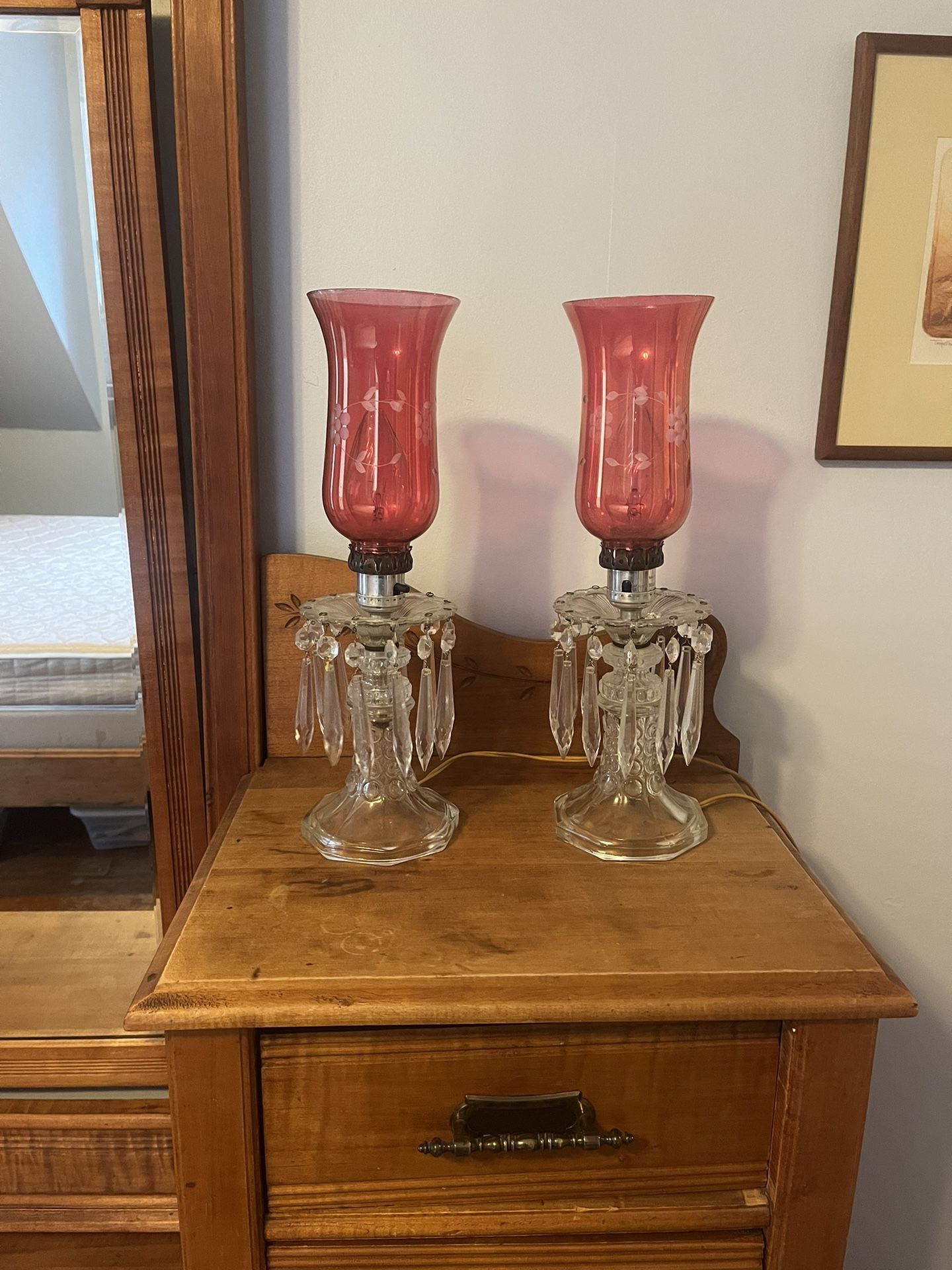 Antique Hurricane Lamps