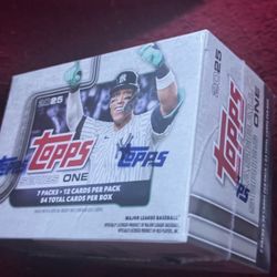 Topps 2025 Baseball Series 1 Factory Sealed Value Box DESCRIPTION