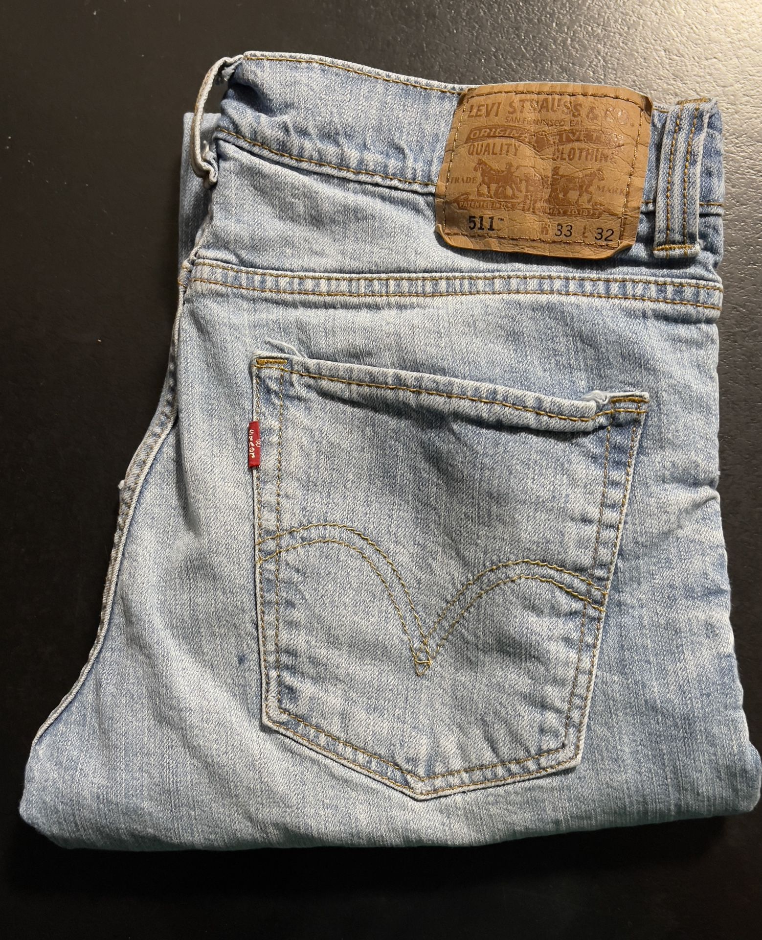 ***LEVI 511 JEANS - Light Blue 33x32***