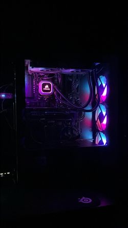 Custom Built Gaming PC with RGB Lighting