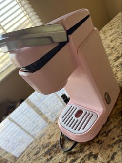 Pink coffee machine