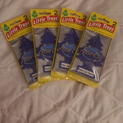 4 Packs Of New Car Smell Trees BRAND NEW IN PACK 