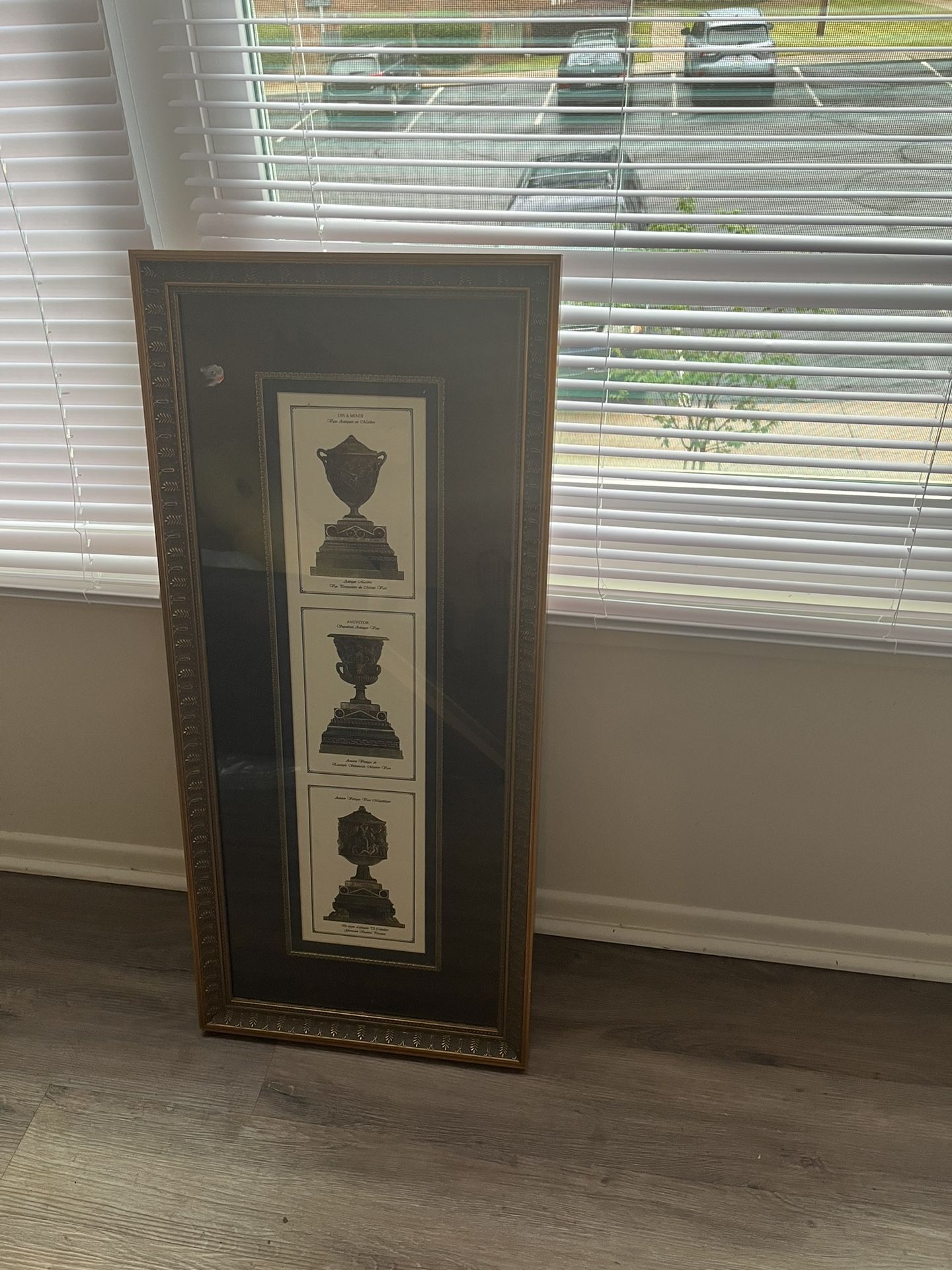 John Richard Neiman Marcus Famous Grecian Urns Litho w/French Descriptions