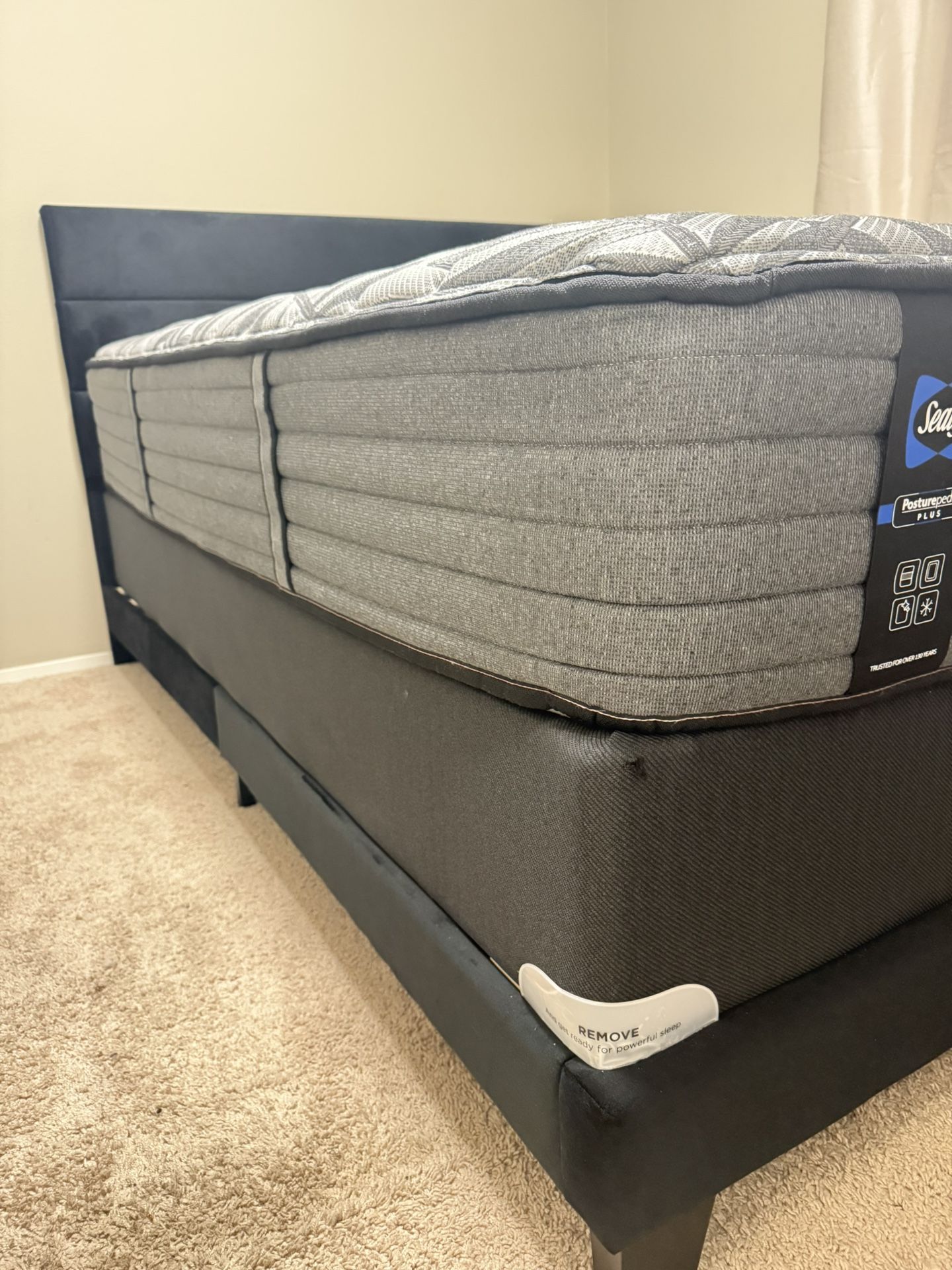 Brand New Queen Size Bed Frame With Mattress Set