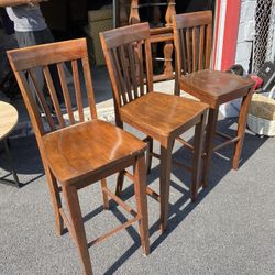 Wooden  Bar Stools