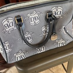 Dooney & Bourke Classic Donegal Crest Jacquard Canvas Satchel Bag