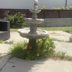 Garden Fountain & Pump