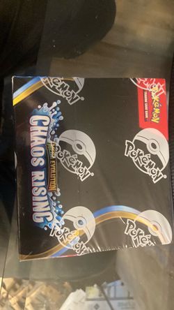 Pokémon mega evolution chaos rising booster box sealed