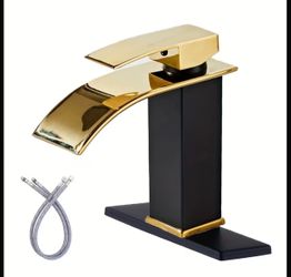 bathroom faucet and shower set