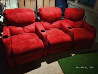 Red Reclining Couch